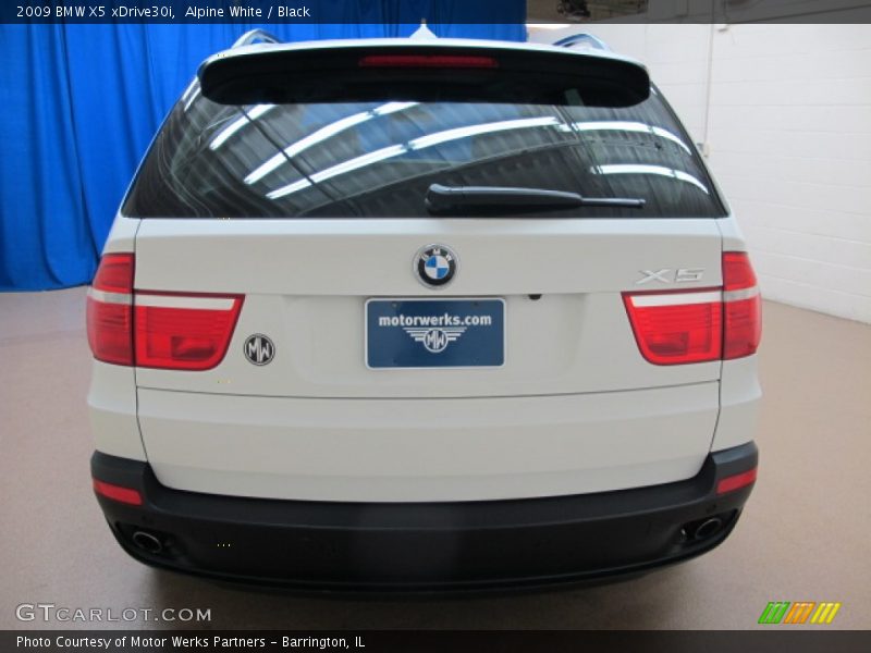 Alpine White / Black 2009 BMW X5 xDrive30i