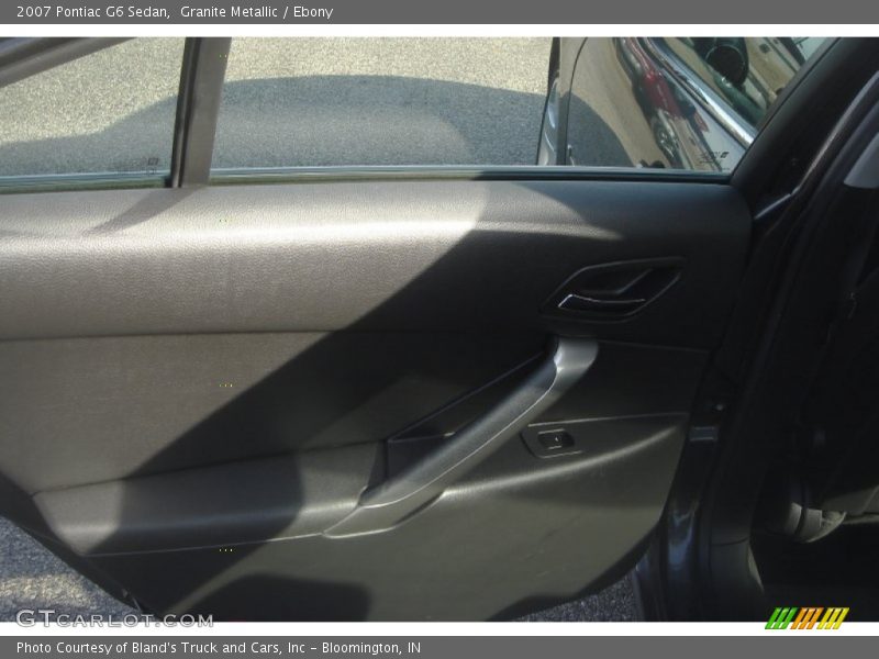 Granite Metallic / Ebony 2007 Pontiac G6 Sedan