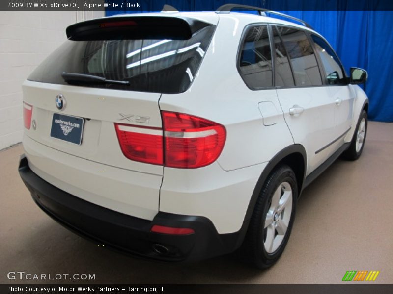 Alpine White / Black 2009 BMW X5 xDrive30i