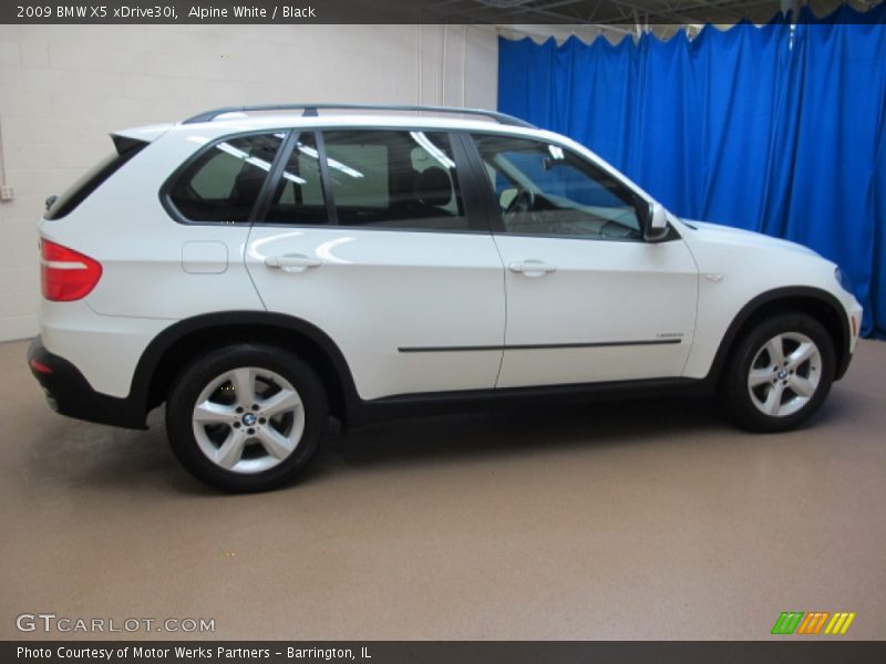 Alpine White / Black 2009 BMW X5 xDrive30i