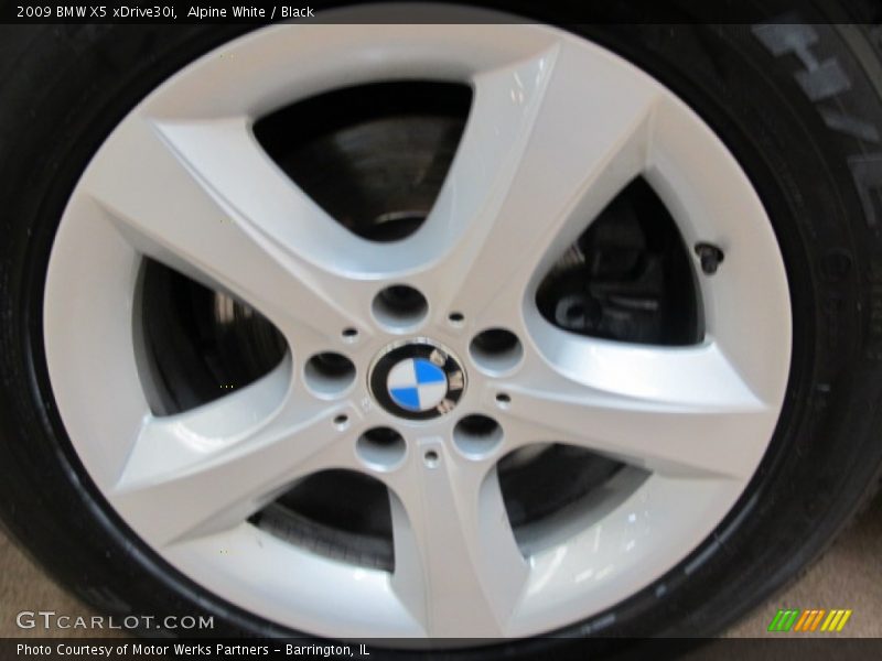 Alpine White / Black 2009 BMW X5 xDrive30i