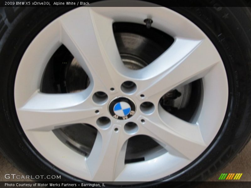 Alpine White / Black 2009 BMW X5 xDrive30i