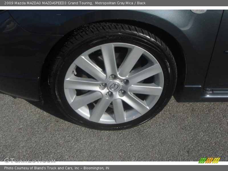 Metropolitan Gray Mica / Black 2009 Mazda MAZDA3 MAZDASPEED3 Grand Touring