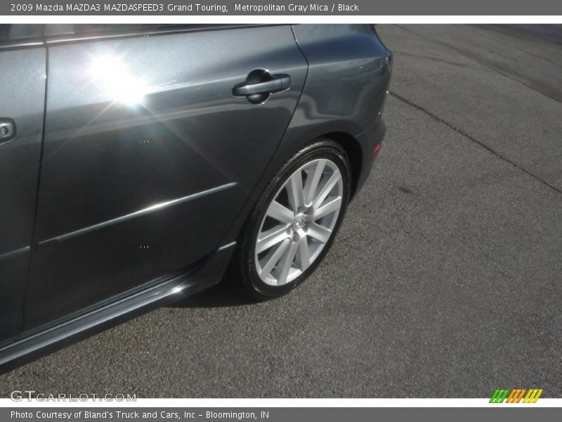 Metropolitan Gray Mica / Black 2009 Mazda MAZDA3 MAZDASPEED3 Grand Touring
