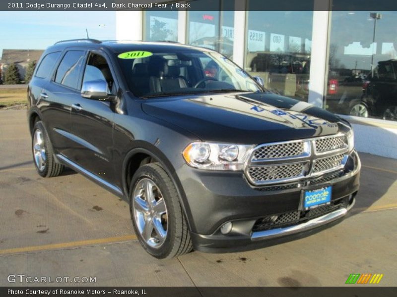 Dark Charcoal Pearl / Black 2011 Dodge Durango Citadel 4x4