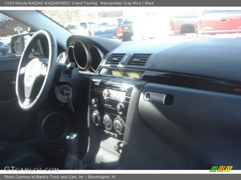 Metropolitan Gray Mica / Black 2009 Mazda MAZDA3 MAZDASPEED3 Grand Touring