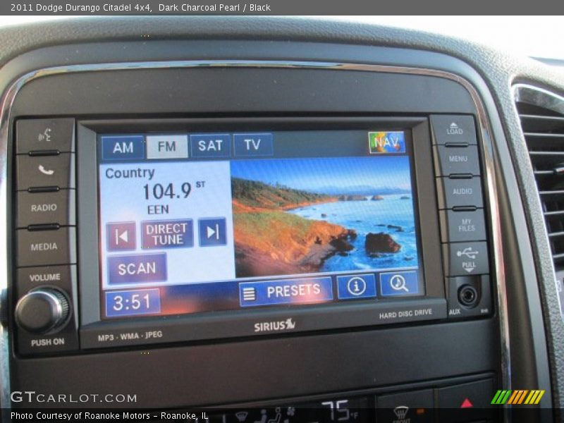 Dark Charcoal Pearl / Black 2011 Dodge Durango Citadel 4x4