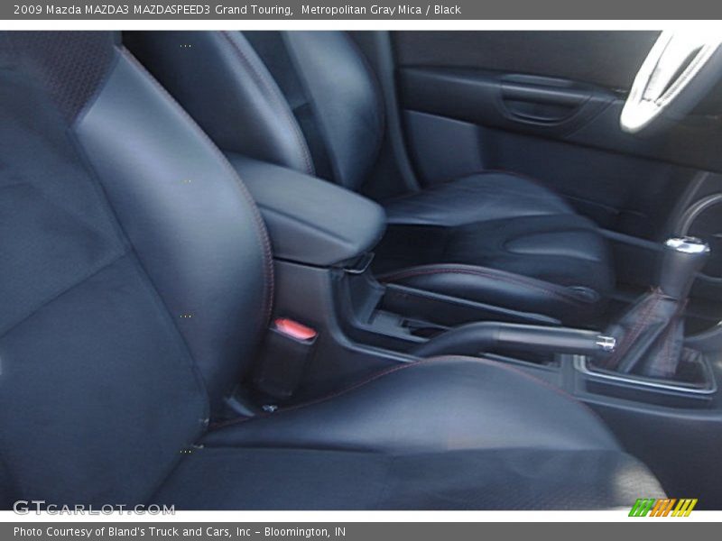 Metropolitan Gray Mica / Black 2009 Mazda MAZDA3 MAZDASPEED3 Grand Touring
