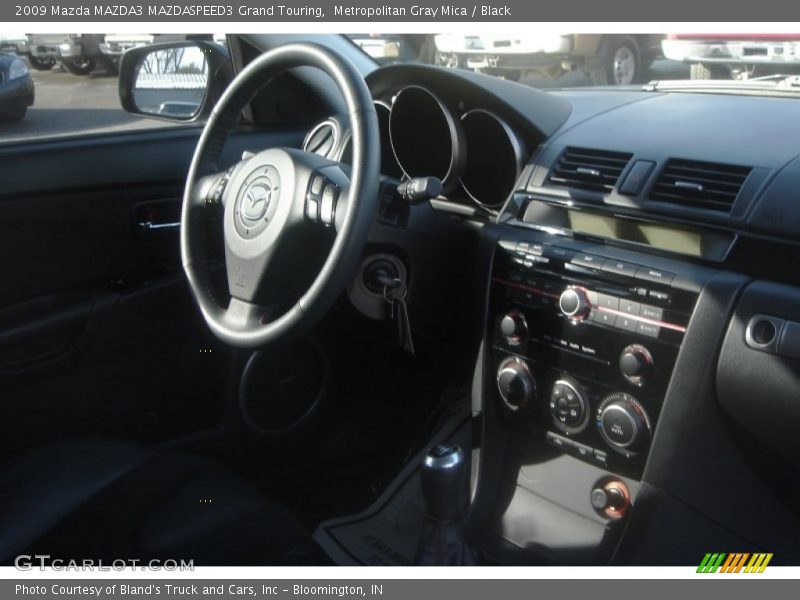 Metropolitan Gray Mica / Black 2009 Mazda MAZDA3 MAZDASPEED3 Grand Touring