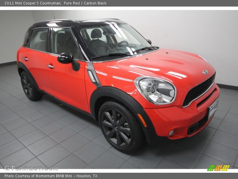 Pure Red / Carbon Black 2011 Mini Cooper S Countryman