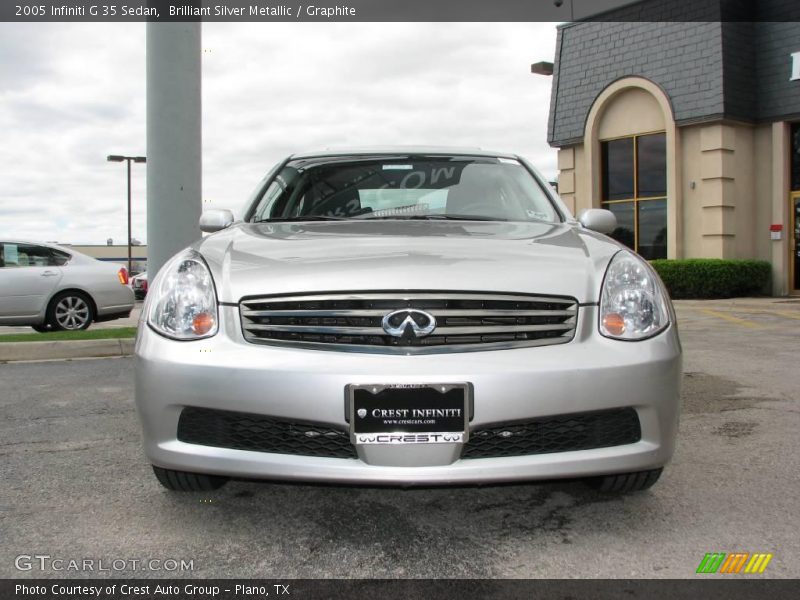 Brilliant Silver Metallic / Graphite 2005 Infiniti G 35 Sedan