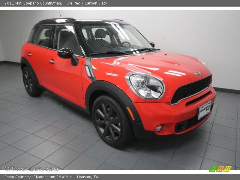 Pure Red / Carbon Black 2011 Mini Cooper S Countryman