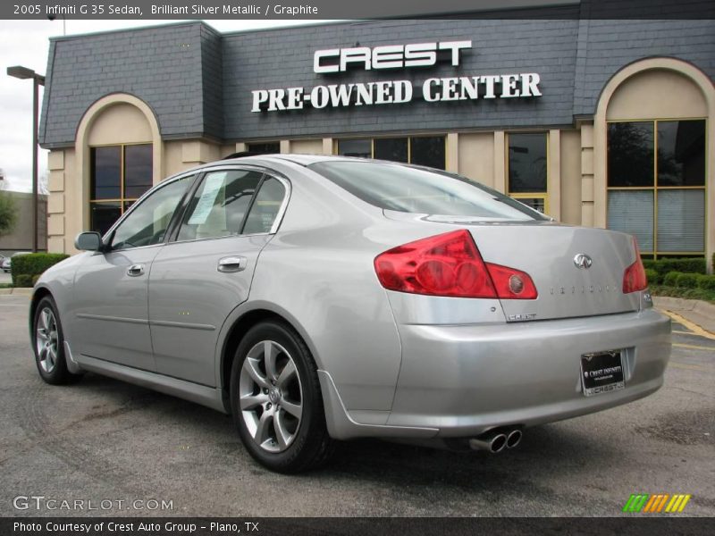 Brilliant Silver Metallic / Graphite 2005 Infiniti G 35 Sedan