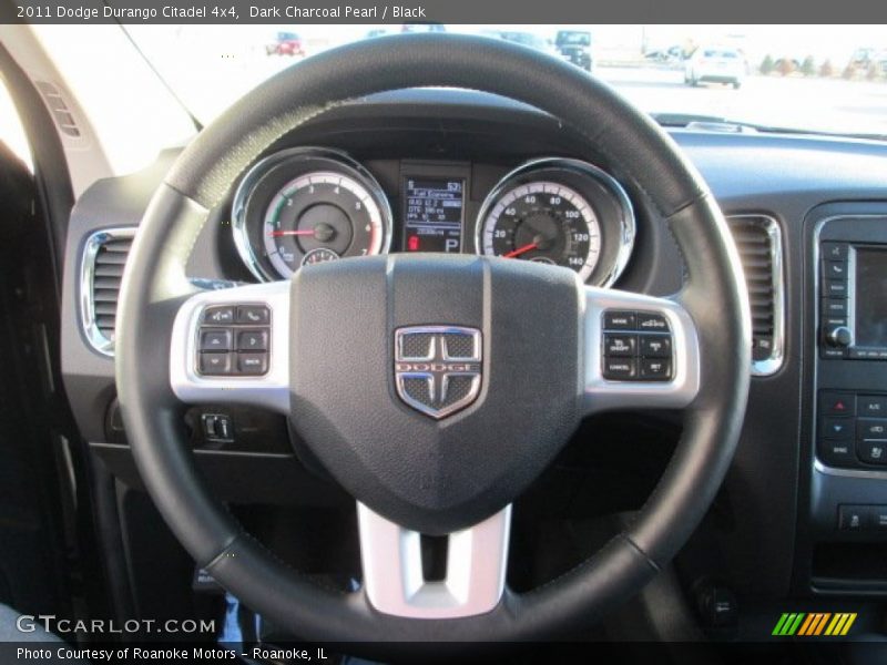 Dark Charcoal Pearl / Black 2011 Dodge Durango Citadel 4x4
