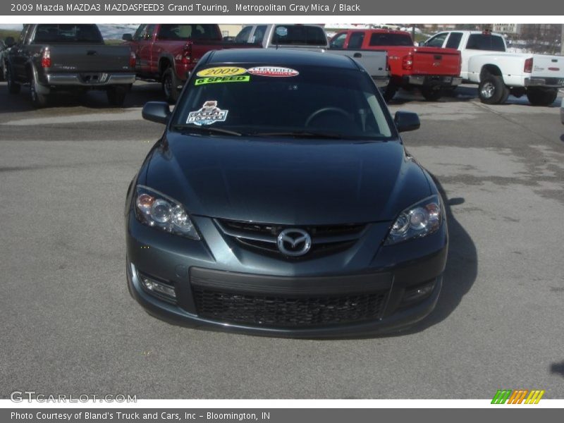 Metropolitan Gray Mica / Black 2009 Mazda MAZDA3 MAZDASPEED3 Grand Touring