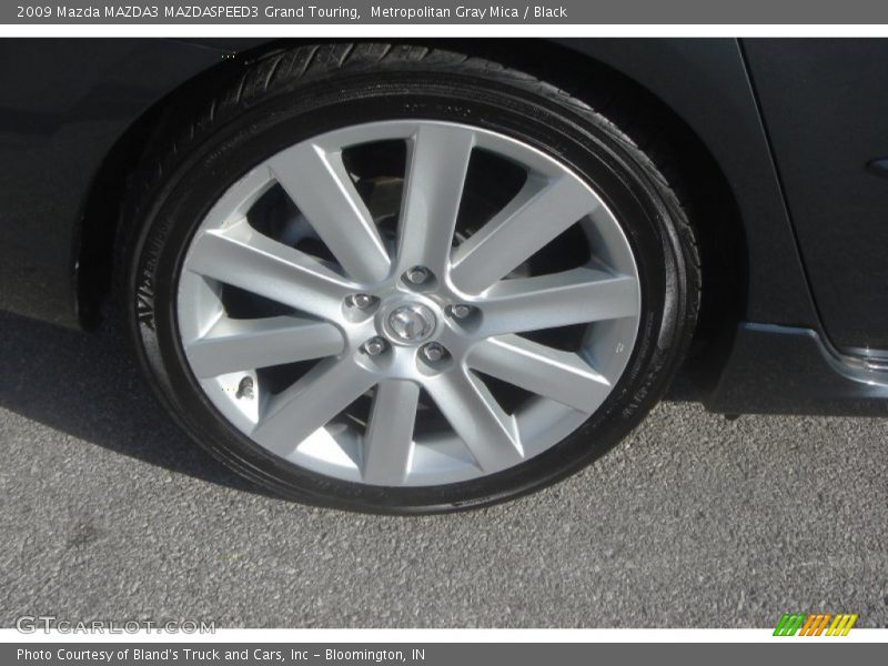 Metropolitan Gray Mica / Black 2009 Mazda MAZDA3 MAZDASPEED3 Grand Touring
