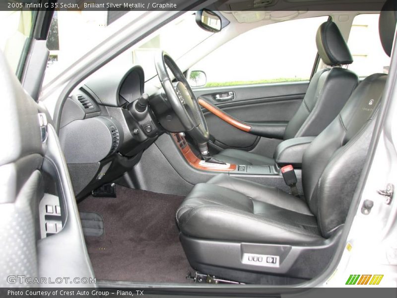 Brilliant Silver Metallic / Graphite 2005 Infiniti G 35 Sedan