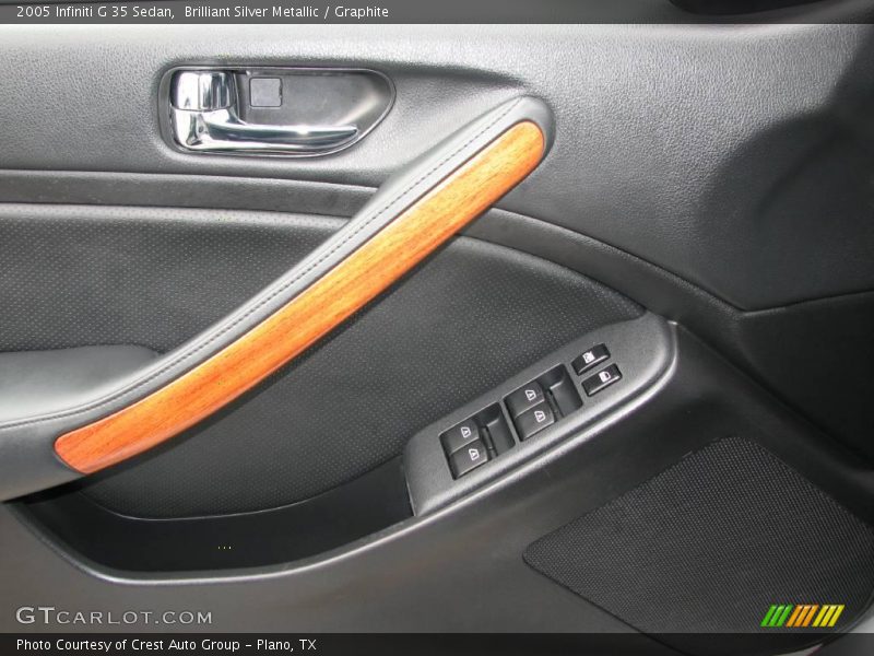Brilliant Silver Metallic / Graphite 2005 Infiniti G 35 Sedan