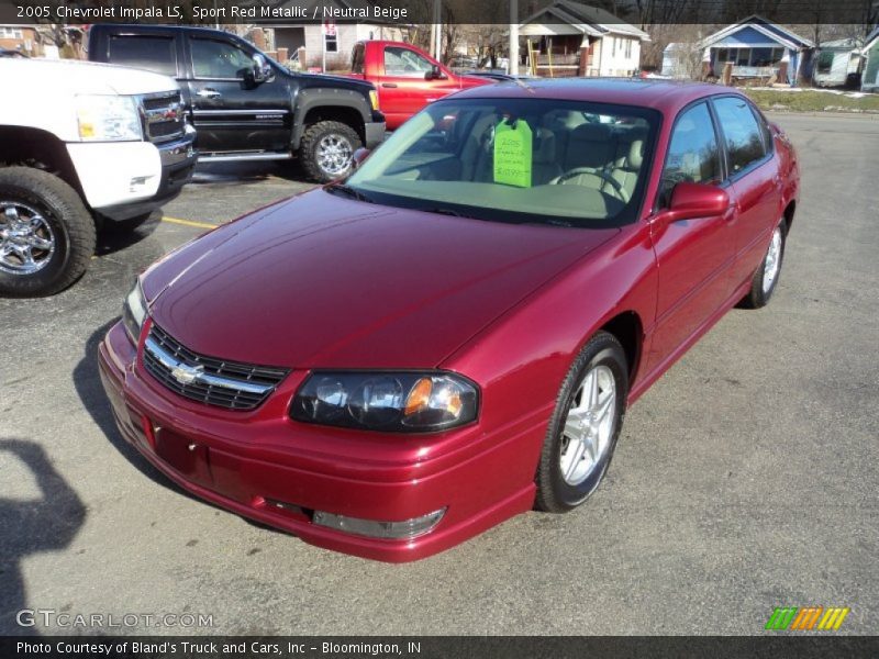 Sport Red Metallic / Neutral Beige 2005 Chevrolet Impala LS