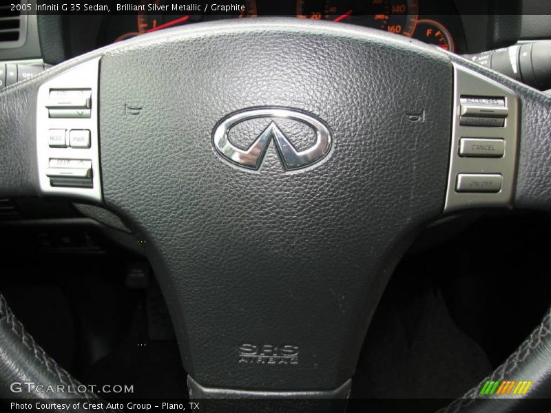 Brilliant Silver Metallic / Graphite 2005 Infiniti G 35 Sedan