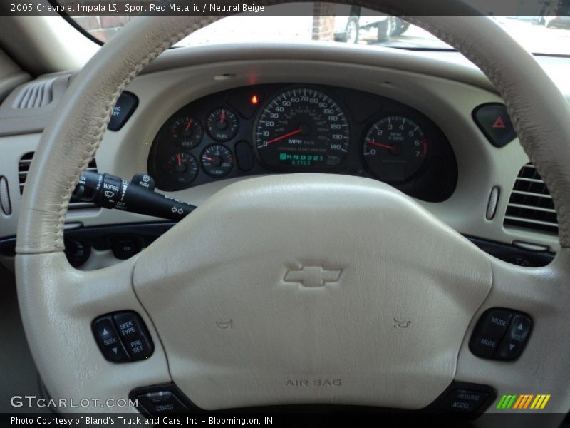 Sport Red Metallic / Neutral Beige 2005 Chevrolet Impala LS