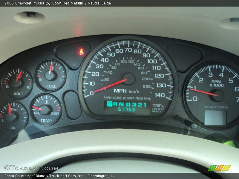 Sport Red Metallic / Neutral Beige 2005 Chevrolet Impala LS