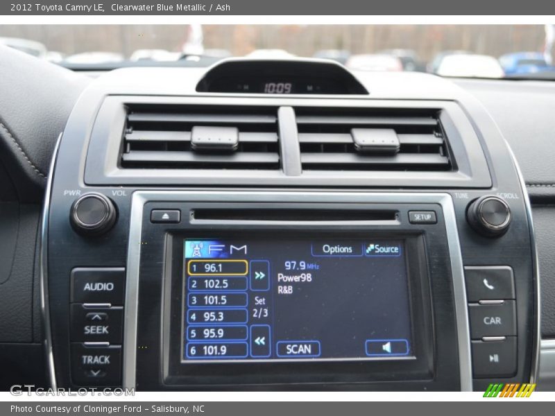 Clearwater Blue Metallic / Ash 2012 Toyota Camry LE