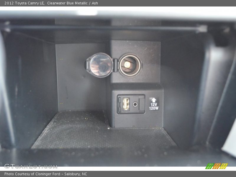 Clearwater Blue Metallic / Ash 2012 Toyota Camry LE