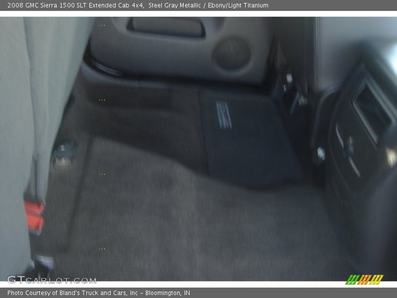 Steel Gray Metallic / Ebony/Light Titanium 2008 GMC Sierra 1500 SLT Extended Cab 4x4