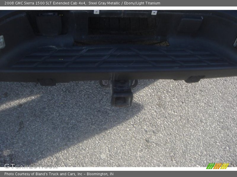 Steel Gray Metallic / Ebony/Light Titanium 2008 GMC Sierra 1500 SLT Extended Cab 4x4
