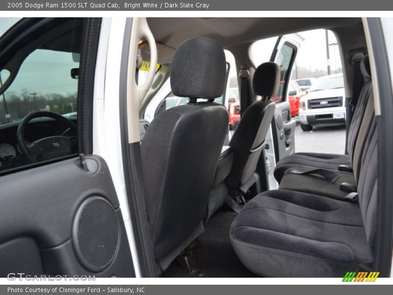 Bright White / Dark Slate Gray 2005 Dodge Ram 1500 SLT Quad Cab