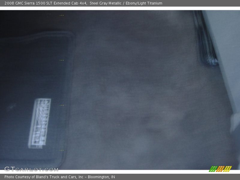 Steel Gray Metallic / Ebony/Light Titanium 2008 GMC Sierra 1500 SLT Extended Cab 4x4