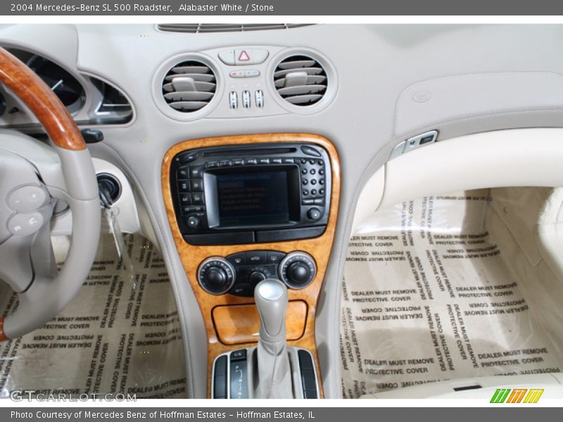 Alabaster White / Stone 2004 Mercedes-Benz SL 500 Roadster