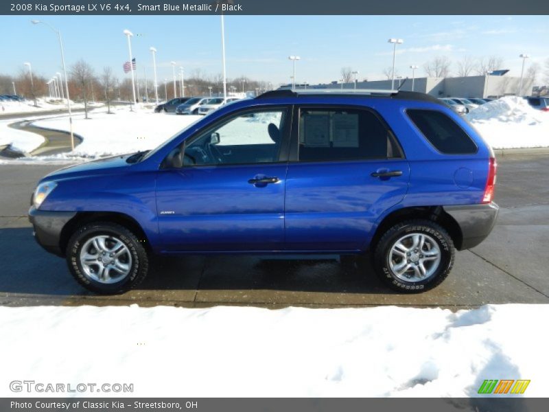 Smart Blue Metallic / Black 2008 Kia Sportage LX V6 4x4