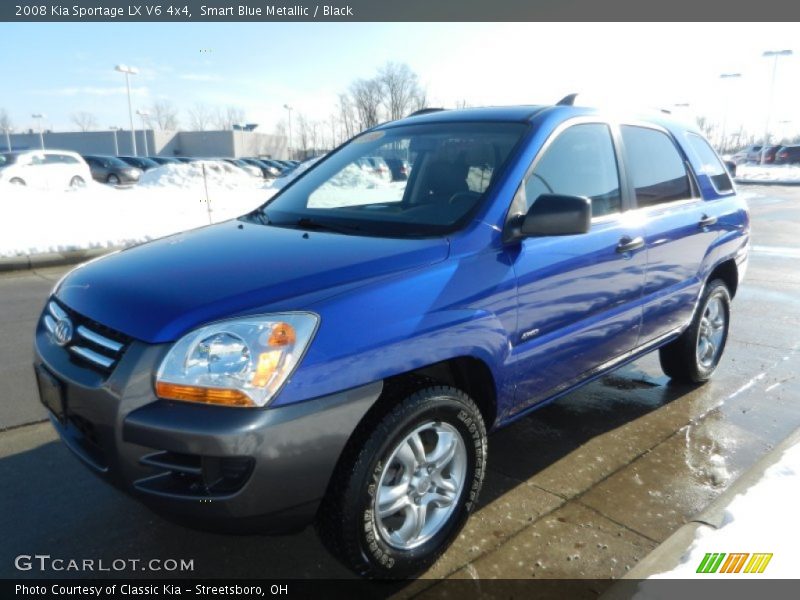 Smart Blue Metallic / Black 2008 Kia Sportage LX V6 4x4