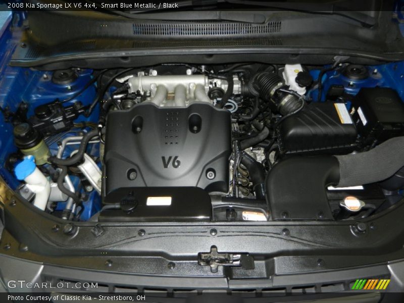 Smart Blue Metallic / Black 2008 Kia Sportage LX V6 4x4
