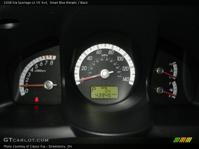 Smart Blue Metallic / Black 2008 Kia Sportage LX V6 4x4