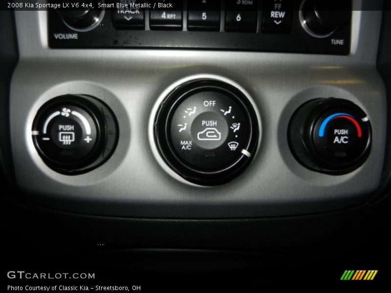 Smart Blue Metallic / Black 2008 Kia Sportage LX V6 4x4