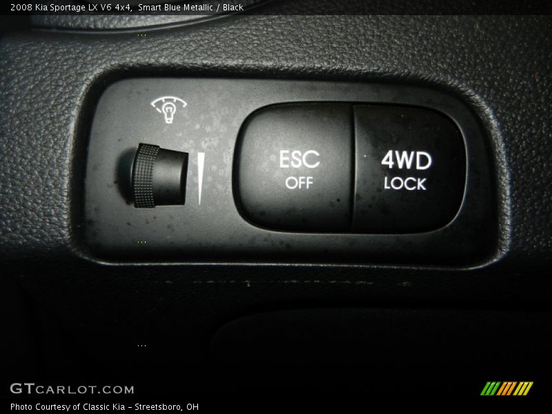 Smart Blue Metallic / Black 2008 Kia Sportage LX V6 4x4