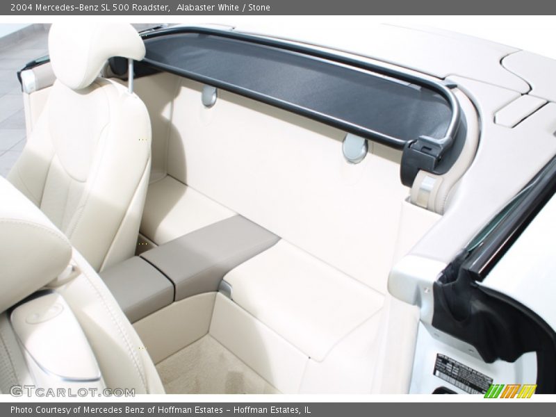 Alabaster White / Stone 2004 Mercedes-Benz SL 500 Roadster