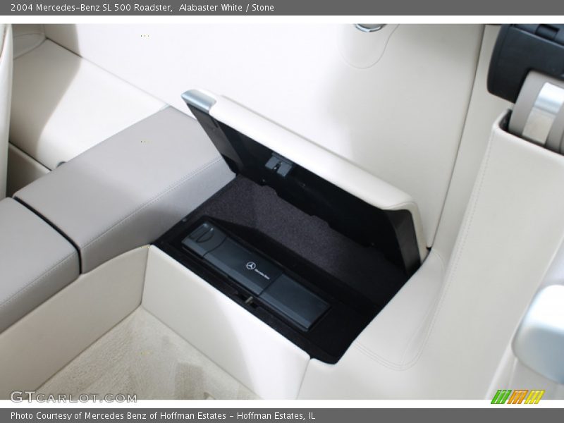 Alabaster White / Stone 2004 Mercedes-Benz SL 500 Roadster