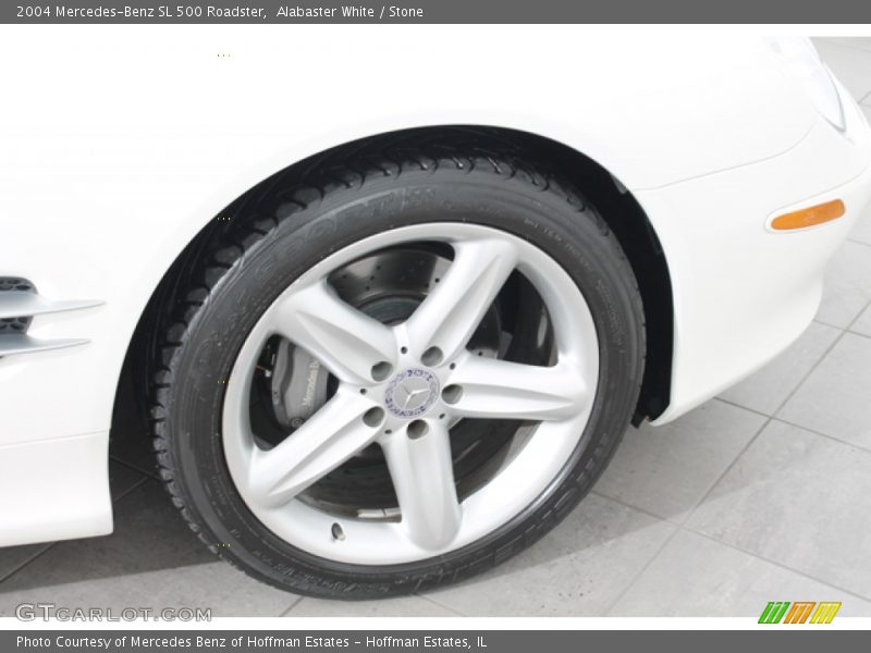 Alabaster White / Stone 2004 Mercedes-Benz SL 500 Roadster
