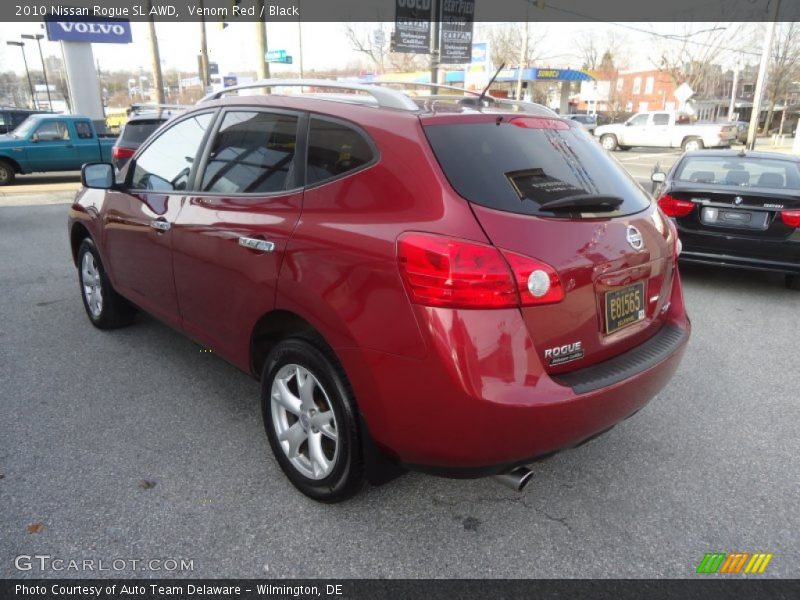 Venom Red / Black 2010 Nissan Rogue SL AWD