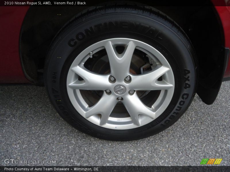 Venom Red / Black 2010 Nissan Rogue SL AWD