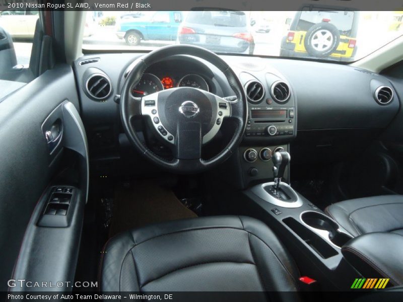 Venom Red / Black 2010 Nissan Rogue SL AWD