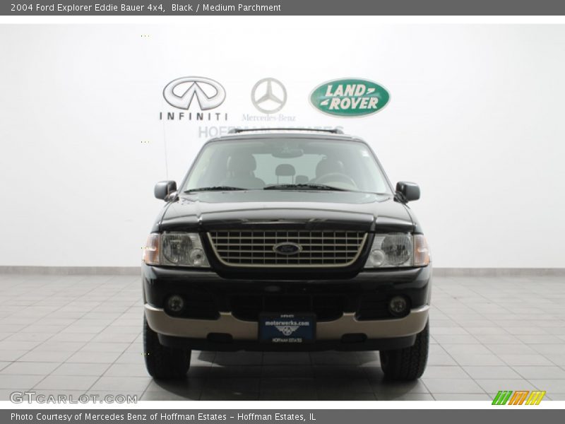 Black / Medium Parchment 2004 Ford Explorer Eddie Bauer 4x4