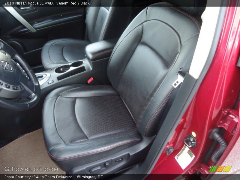 Venom Red / Black 2010 Nissan Rogue SL AWD