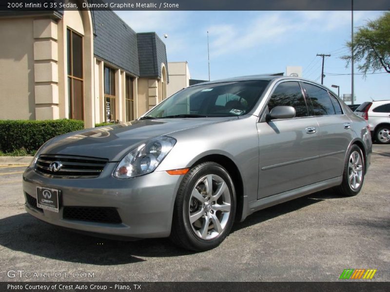 Diamond Graphite Metallic / Stone 2006 Infiniti G 35 Sedan