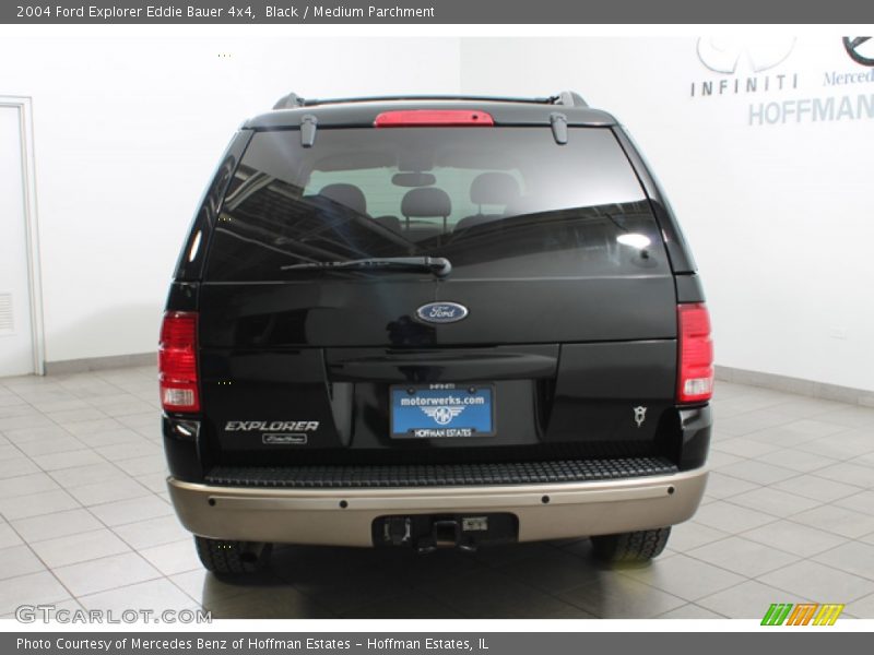 Black / Medium Parchment 2004 Ford Explorer Eddie Bauer 4x4