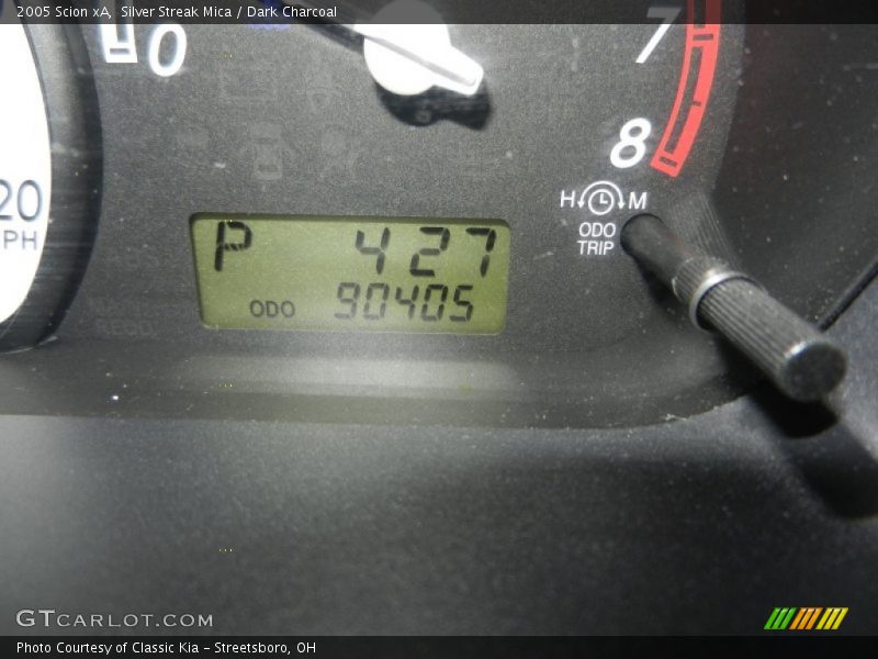 Silver Streak Mica / Dark Charcoal 2005 Scion xA